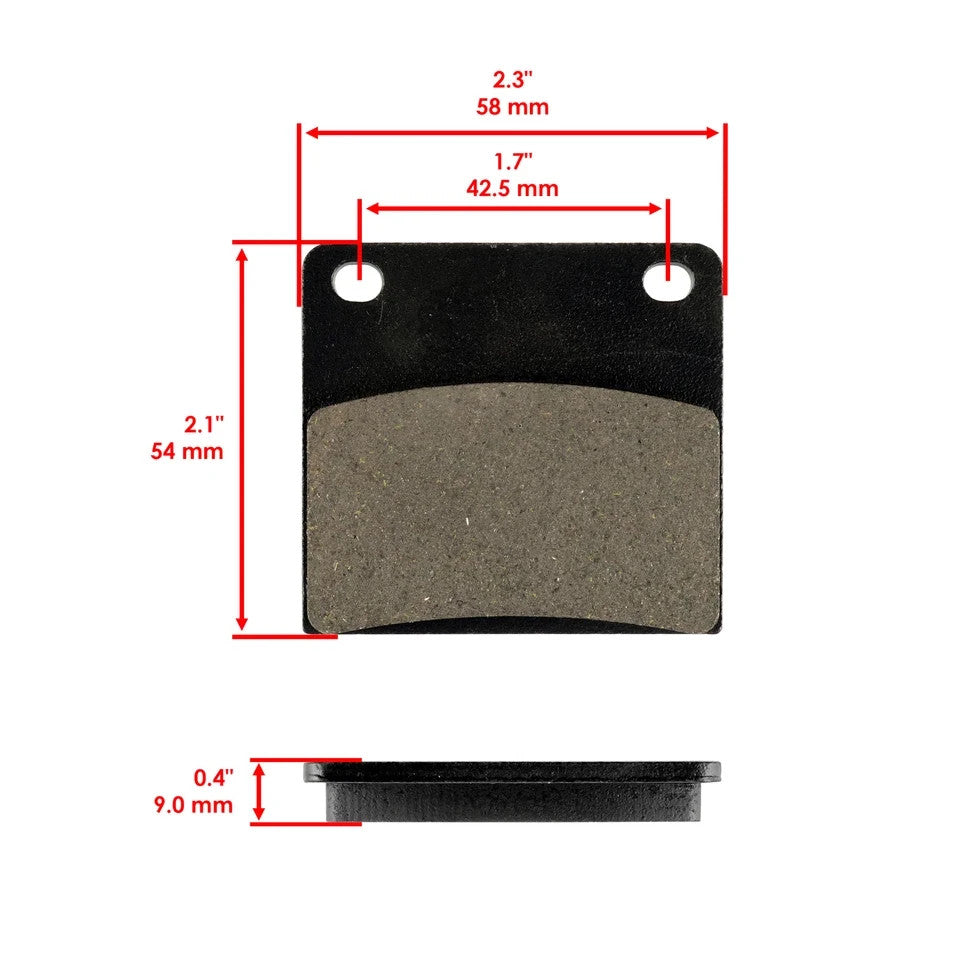 Rear Brake Pads for Suzuki GS750 1977 1978 1979 1980 1981 1982 1983 Motorcycle