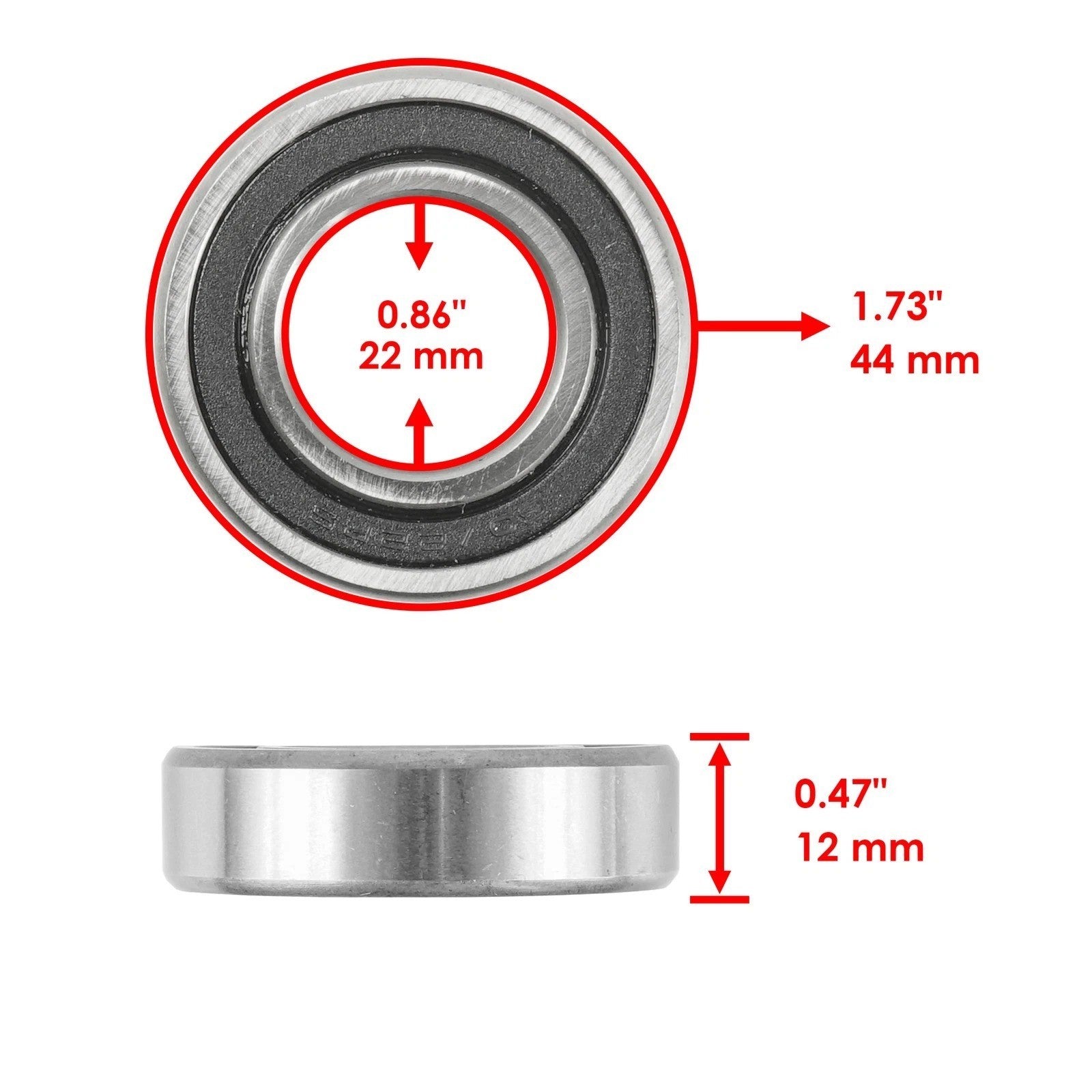 Front Wheel Ball Bearing And Seals Kit for Yamaha XTZ1200 Super Tenere 2012-2018