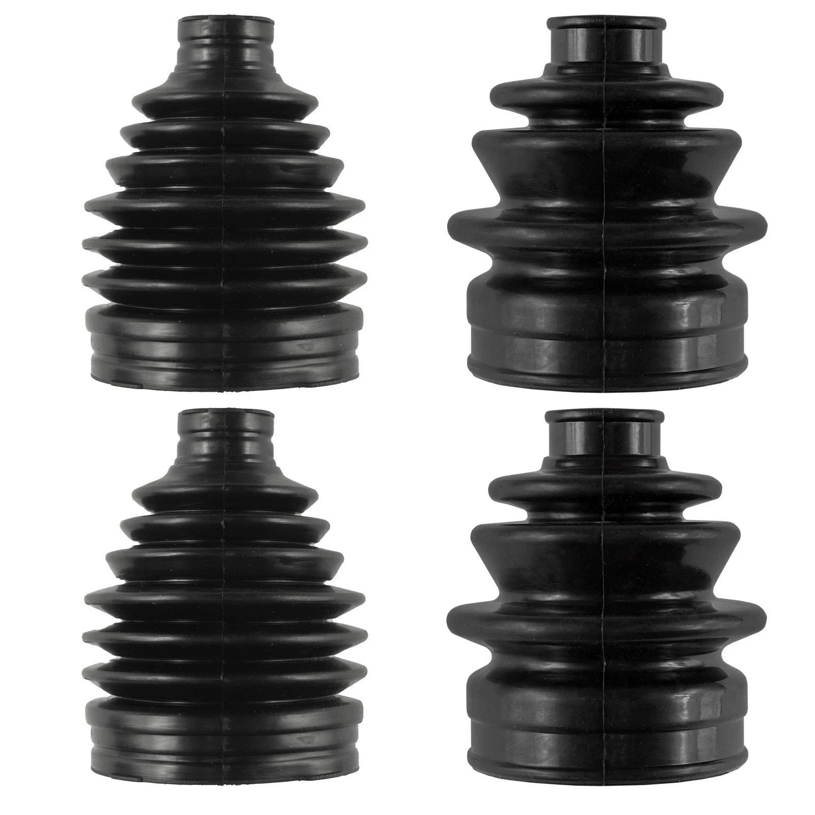 2 Front Axle Outer And Inner CV Boot Kit for Yamaha Grizzly 700 YFM700 4X4 09-15