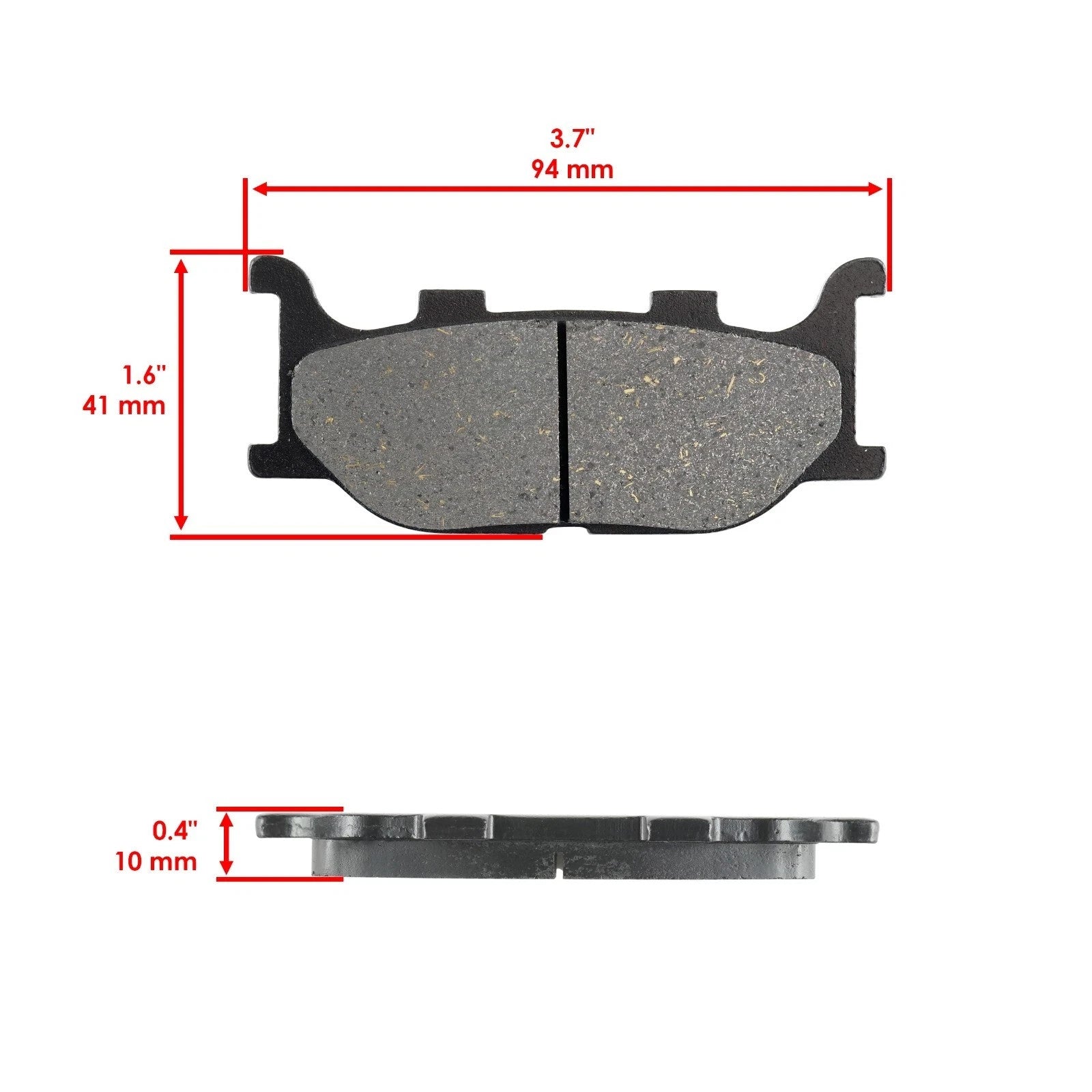 Front Rear Brake Pads for Yamaha FZ6 Fazer Fzs6 2004 2005 2006 Front Rear Pads