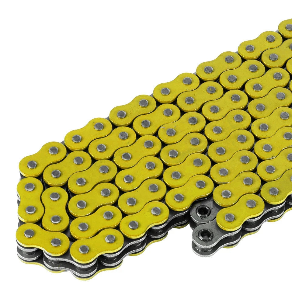 O-Ring Drive Chain for Suzuki RM125 1983 1984 1986-1991 1996-2000 05-08 Yellow
