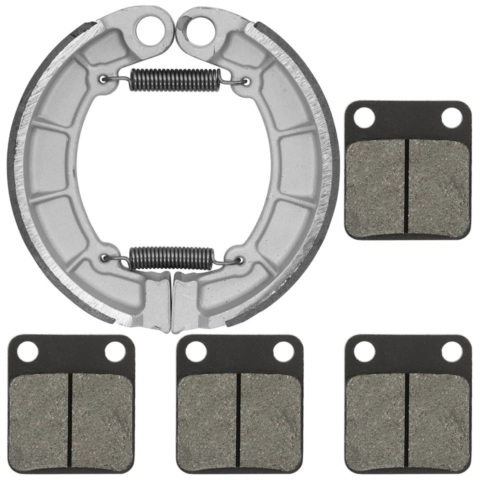for Kawasaki KVF400 Prairie 400 1997-2002 Front Brake Pads and Rear Brake Shoes