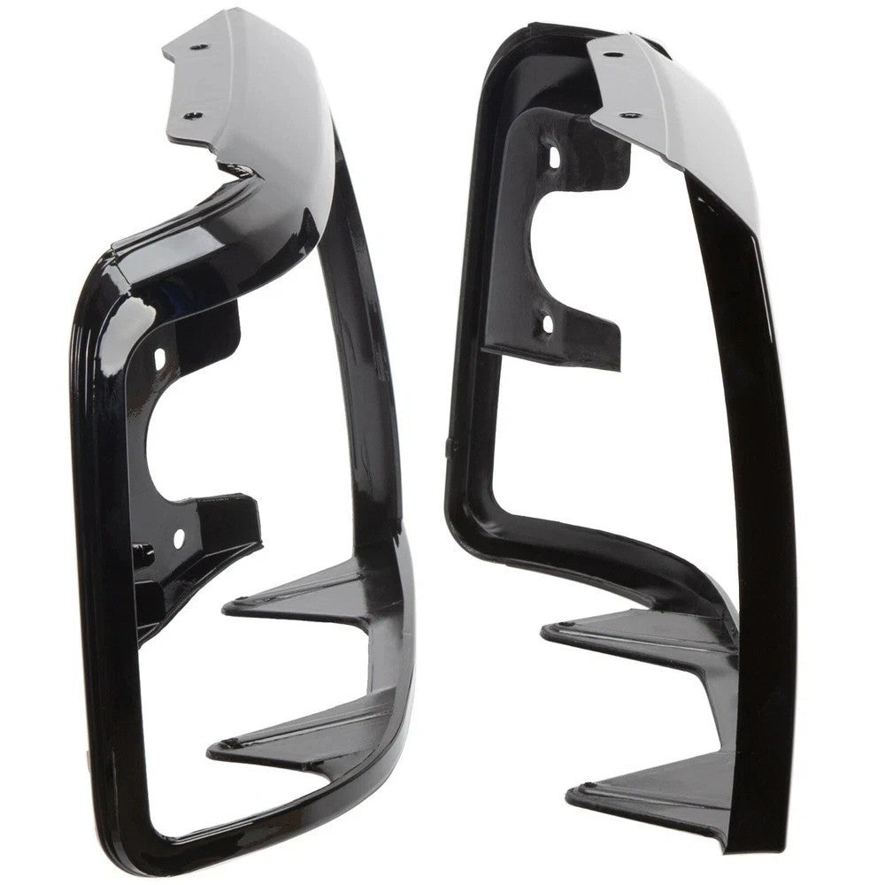 For Ford Bronco F150 Pickup 1992-1996 Headlight Trim Bezel Black Kit LH+RH 92-96