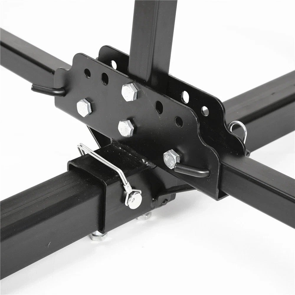 Foldable 4 Bike Bicycle 2" Hitch Mount Carrier Platform Rack For Car SUV 240 lbs