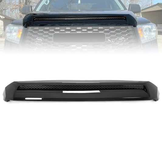 For Toyota Tundra 2014-2021 Upper Hood Bulge Molding Grille Gloss Platinum Style