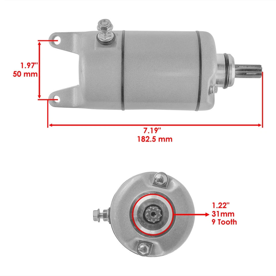 Starter for Kawasaki KVF750 Brute Force 750 4x4i 749cc 2005 2006 2007 2008-2015