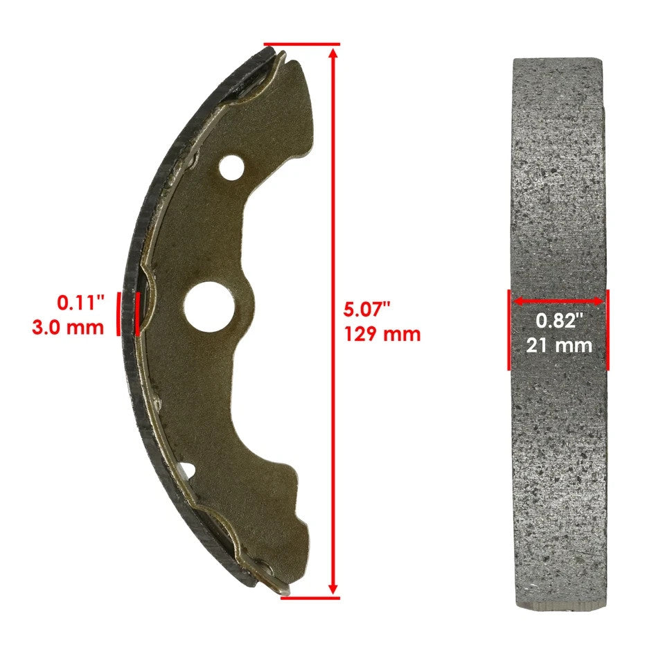 for Honda TRX400FA / FGA Fourtrax Rancher AT 2004-07 Front and Rear Brake Shoes