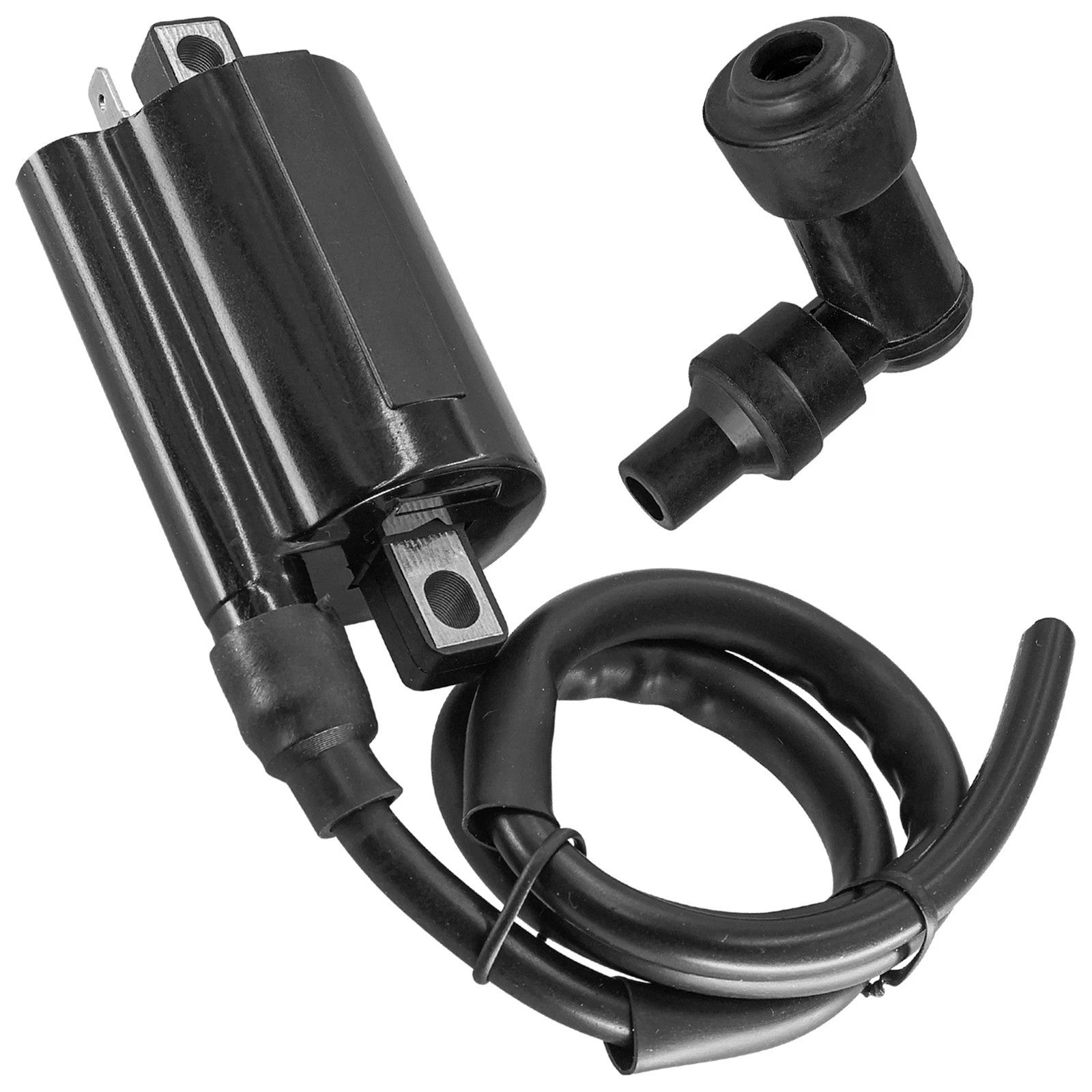 Ignition Coil w/ Spark Plug Boot Cap for Kawasaki KAF620 Mule 4010 Trans 2009-21