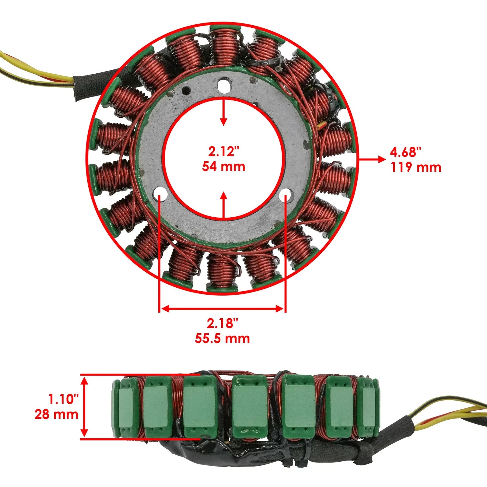 Stator & Gasket for Arctic Cat 700 H1 EFI Trv Gt Cruiser Tbx Mudpro 2008-2012