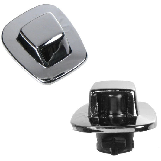 Rear License Plate Light Lens Chrome Left or Right for Chevy GMC Pickup Truck