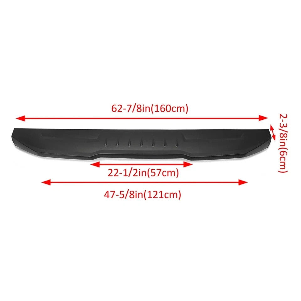 HECASA For 2009-2021 Dodge Ram 1500 2500 3500 Truck Tailgate Spoiler Cover