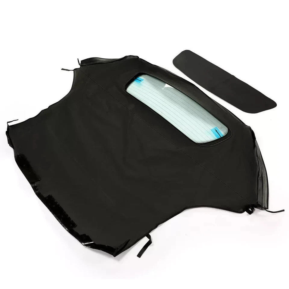 For BMW Z4 Convertible E85 03-08 Black Soft Top Replacement &Heated Glass Window