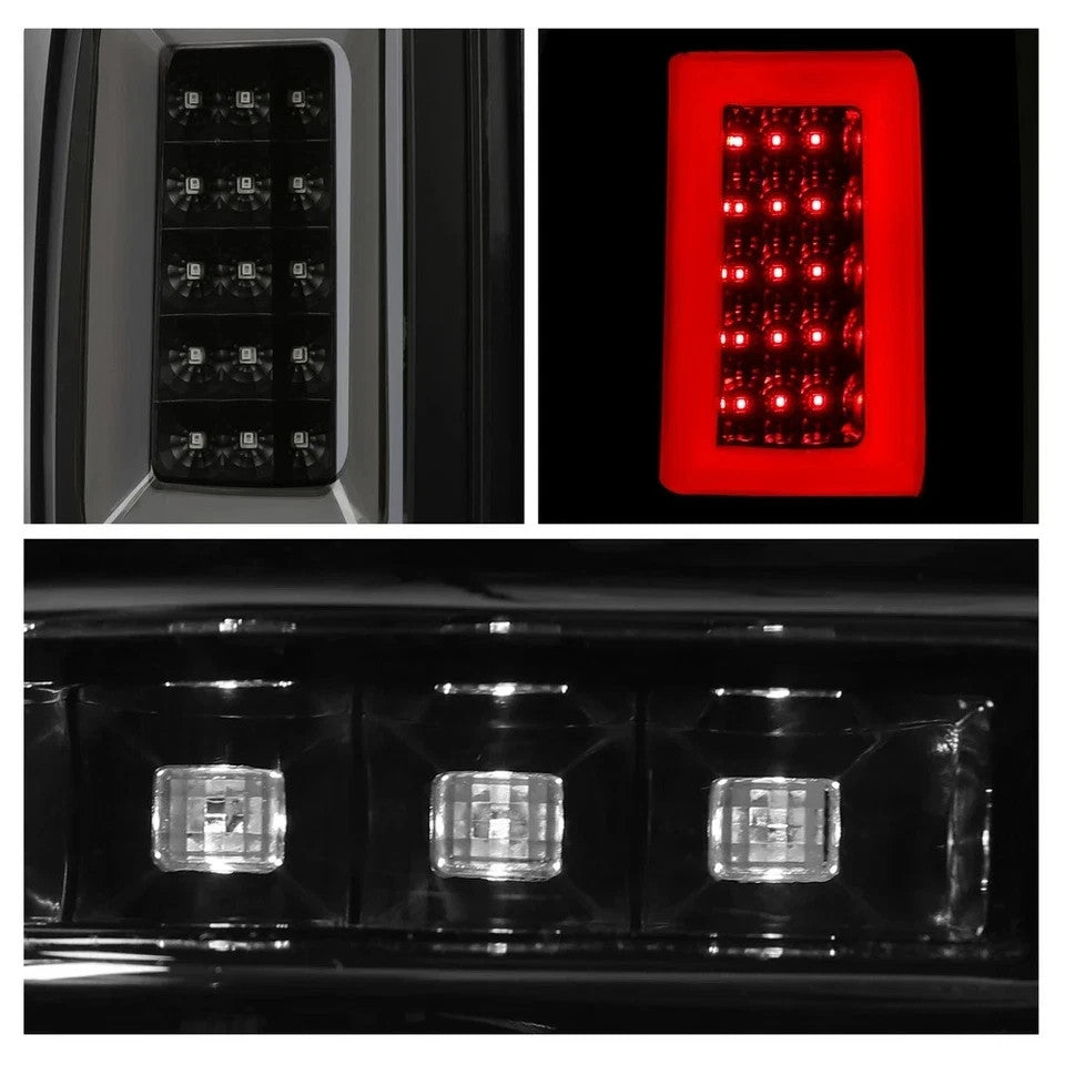 Black Smoked For Ford F150 LOBO 2004-2008 Styleside LED Tail Lights Left+Right