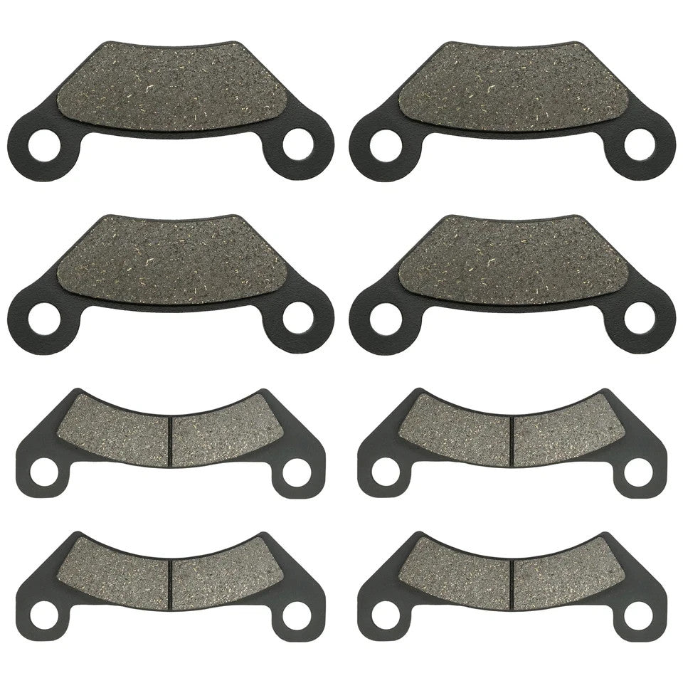 Caltric Front & Rear Brake Pads For John Deere Gator XUV 825i 825M 855M S4