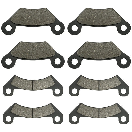 Caltric Front & Rear Brake Pads For John Deere Gator XUV 825i 825M 855M S4