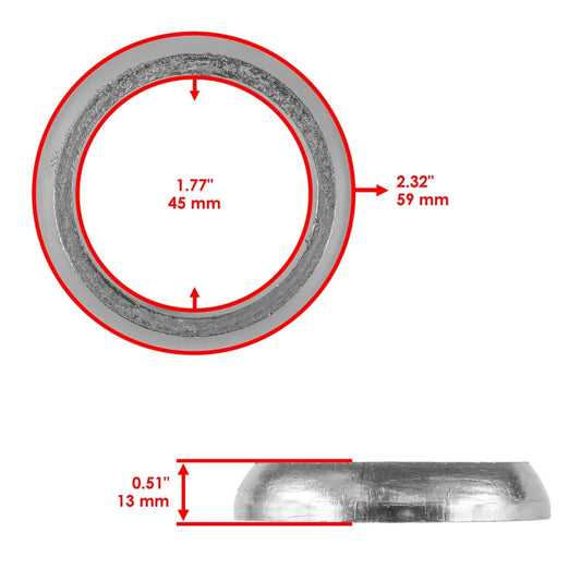 Exhaust Gasket Donut Seal for Polaris Sportsman 700 EFI 2005 2006 2007