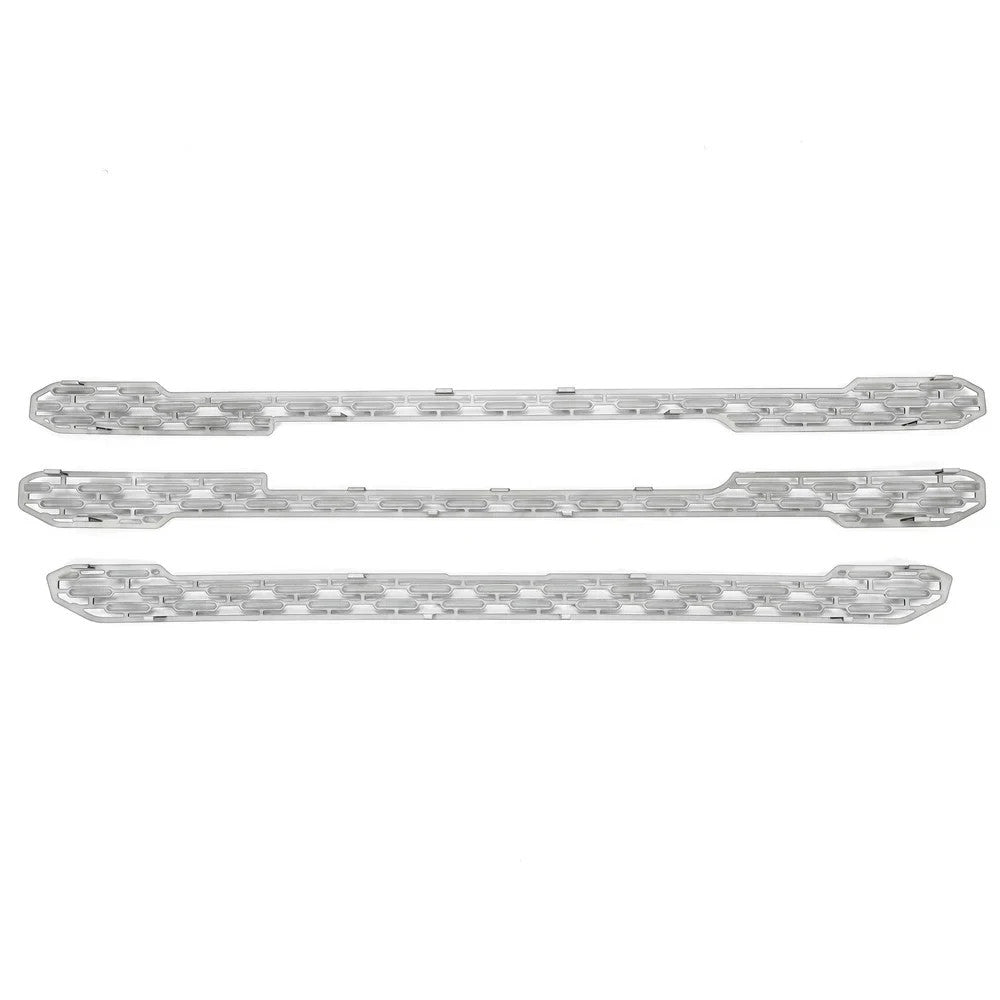 For GMC Sierra 1500 SLT 2019-2022 Glossy Black Grille Insert Mesh Grill Overlay