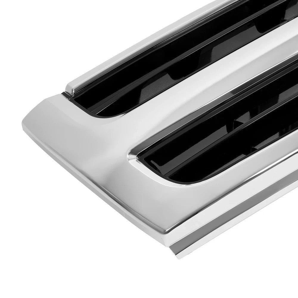For Toyota 4Runner 99-00 Chrome Shell w/ Black Front Upper Grille w/Badge Slot