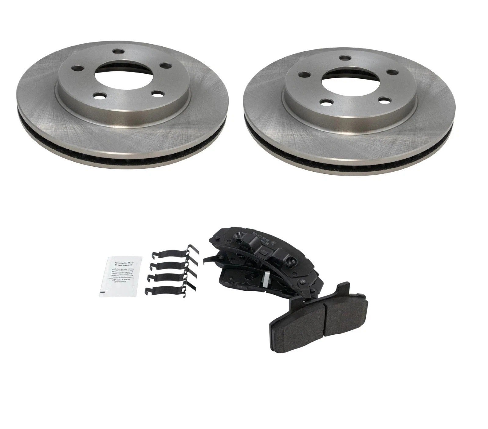 Front Metallic Disc Brake Pads & Rotors Kit for Buick Chevy Olds Pontiac