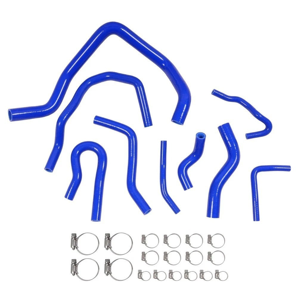 Blue Silicone Radiator Hose Kit For 92-2000 Honda Civic D15 D16 SOHC EG/EK 9PCS