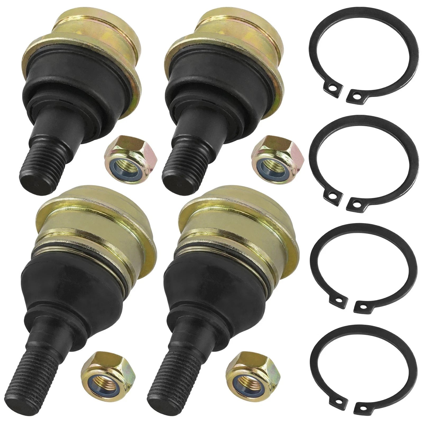 for John Deere XUV835E XUV835M XUV835R Front Knuckle Lower Upper Ball Joint 4Pcs