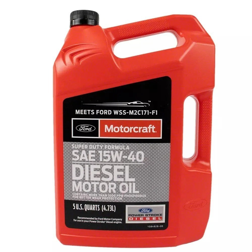 Motorcraft Oil Change Kit With New Drain Plug For 03-10 6.0L/6.4L Powerstroke