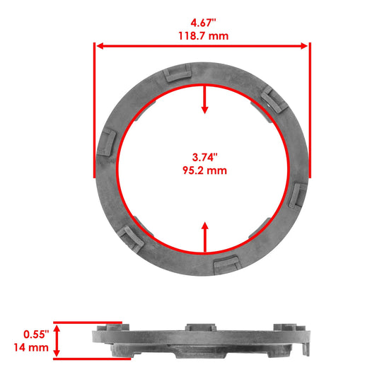 Caltric 3235490 Front Differential Retainer For Polaris RZR General Ranger