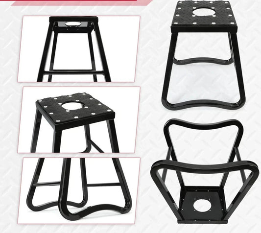 Motorcycle Motocross Panel Dirt Bike Panel Stand 1000LBS Dirt Bike Stand Black