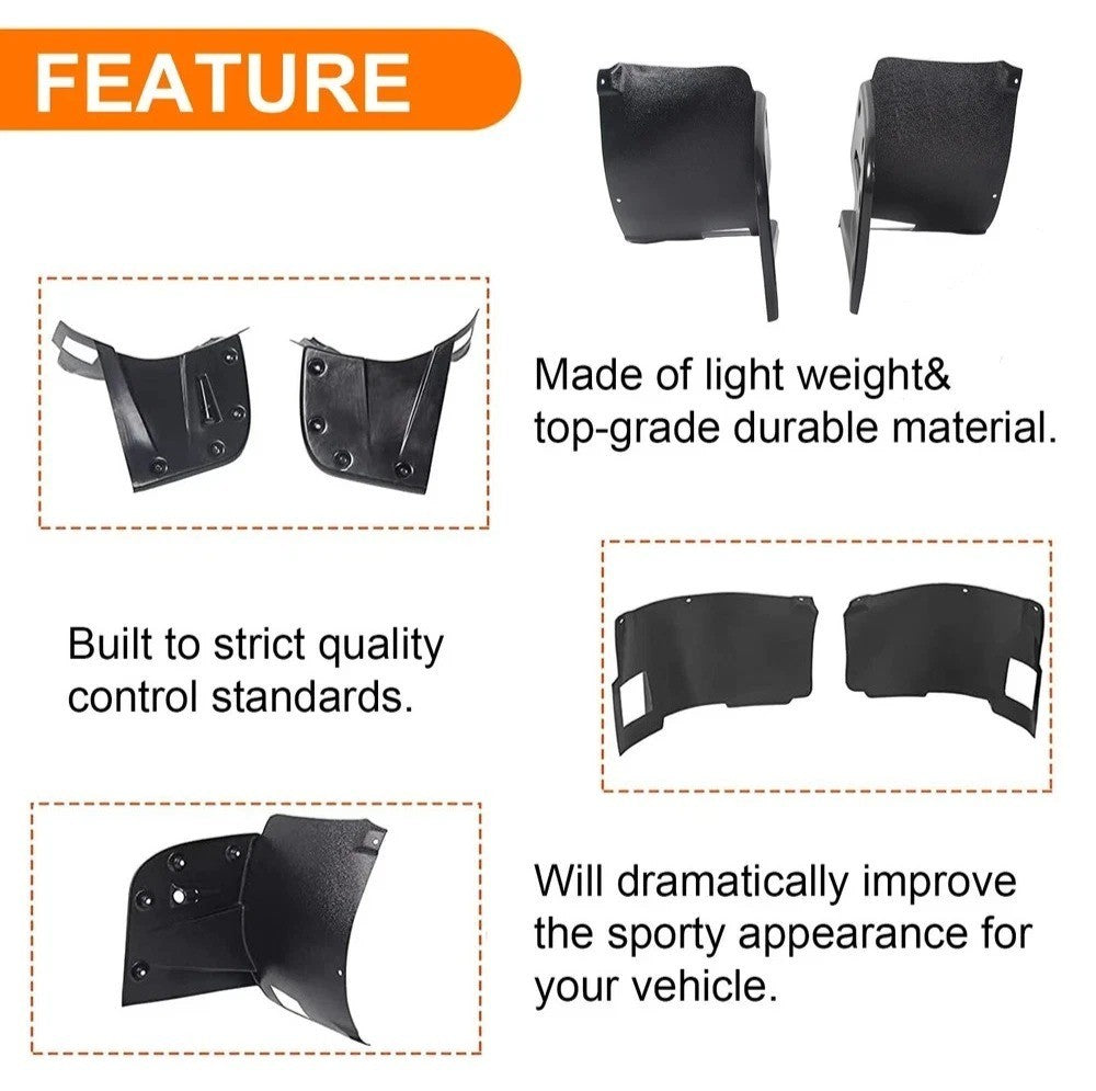 For BMW 5 SERIES E39 M5 FRONT BUMPER SPLASH PANEL LINER TRIM FENDER COVER 96-04