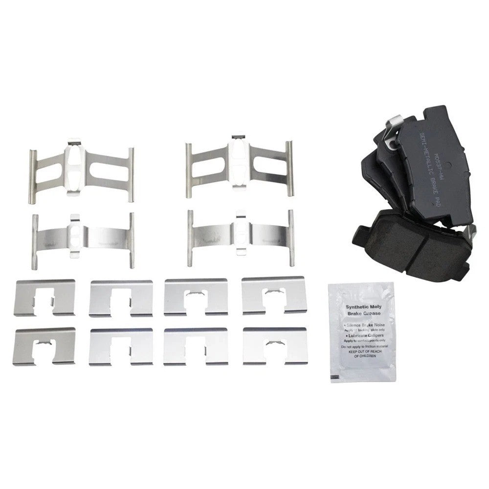 Rear Premium Posi Semi Metallic Brake Pad & Rotor Kit for Honda Civic