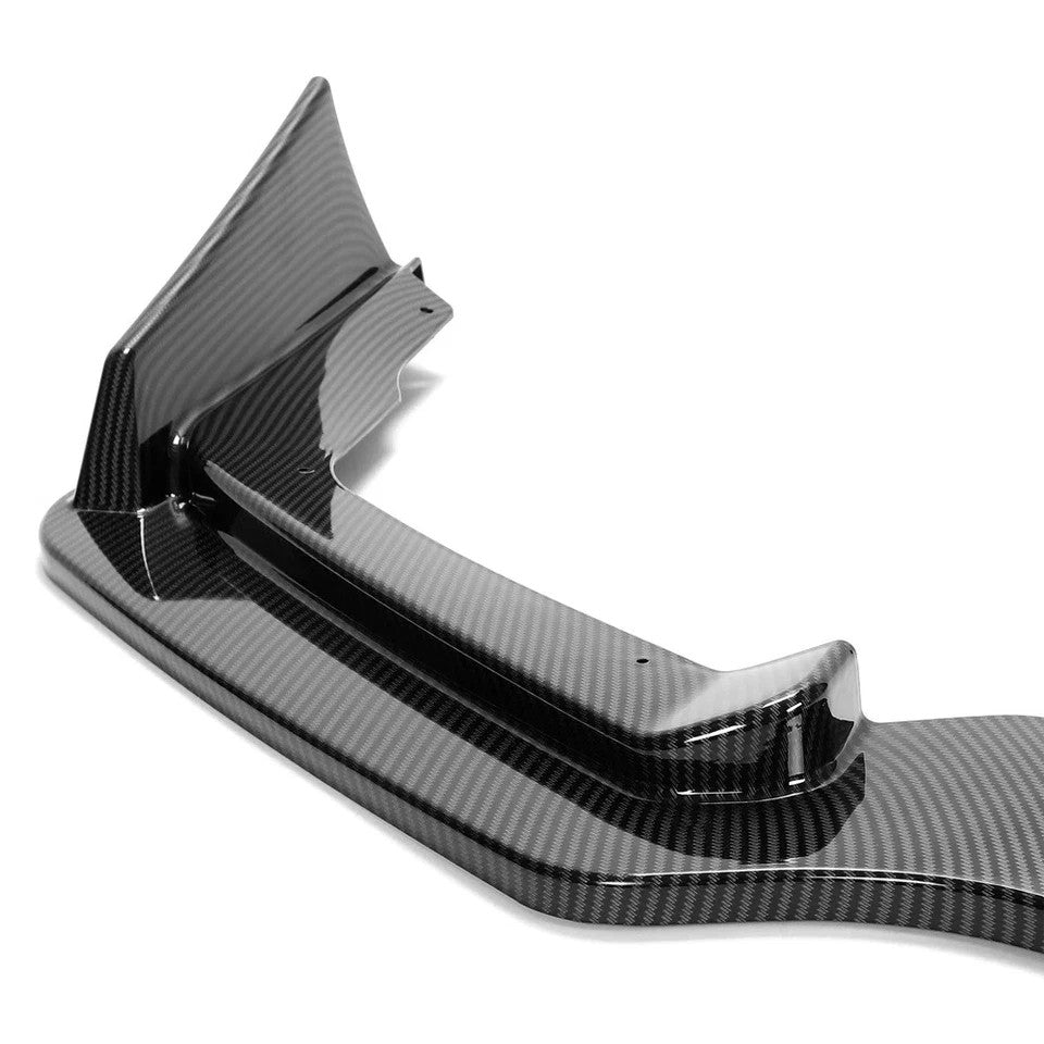Front Bumper Lip Spoiler Splitter For Infiniti Q50 Sport 2014-2017 Carbon Fiber
