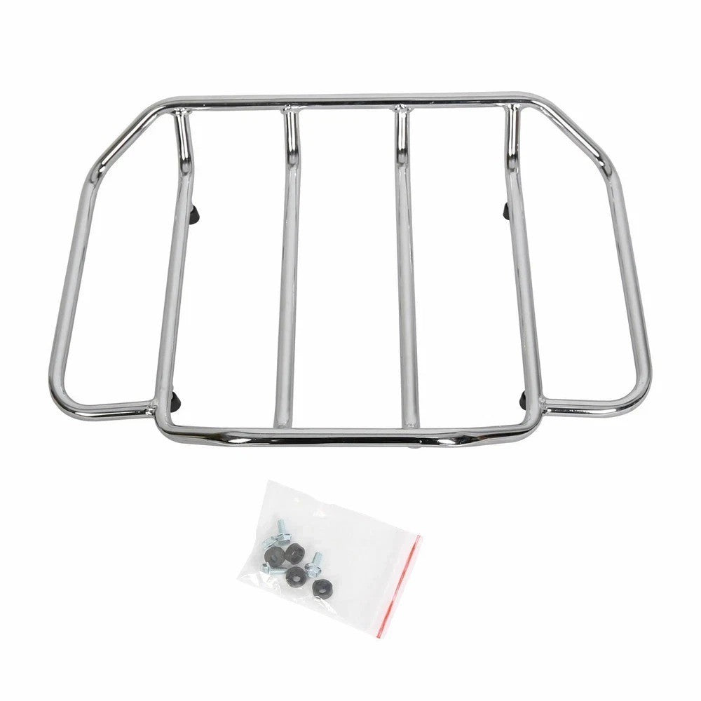 10.7 Chopped Moto Trunk Luggage Rack For Harley Road Street Glide 2014-2025