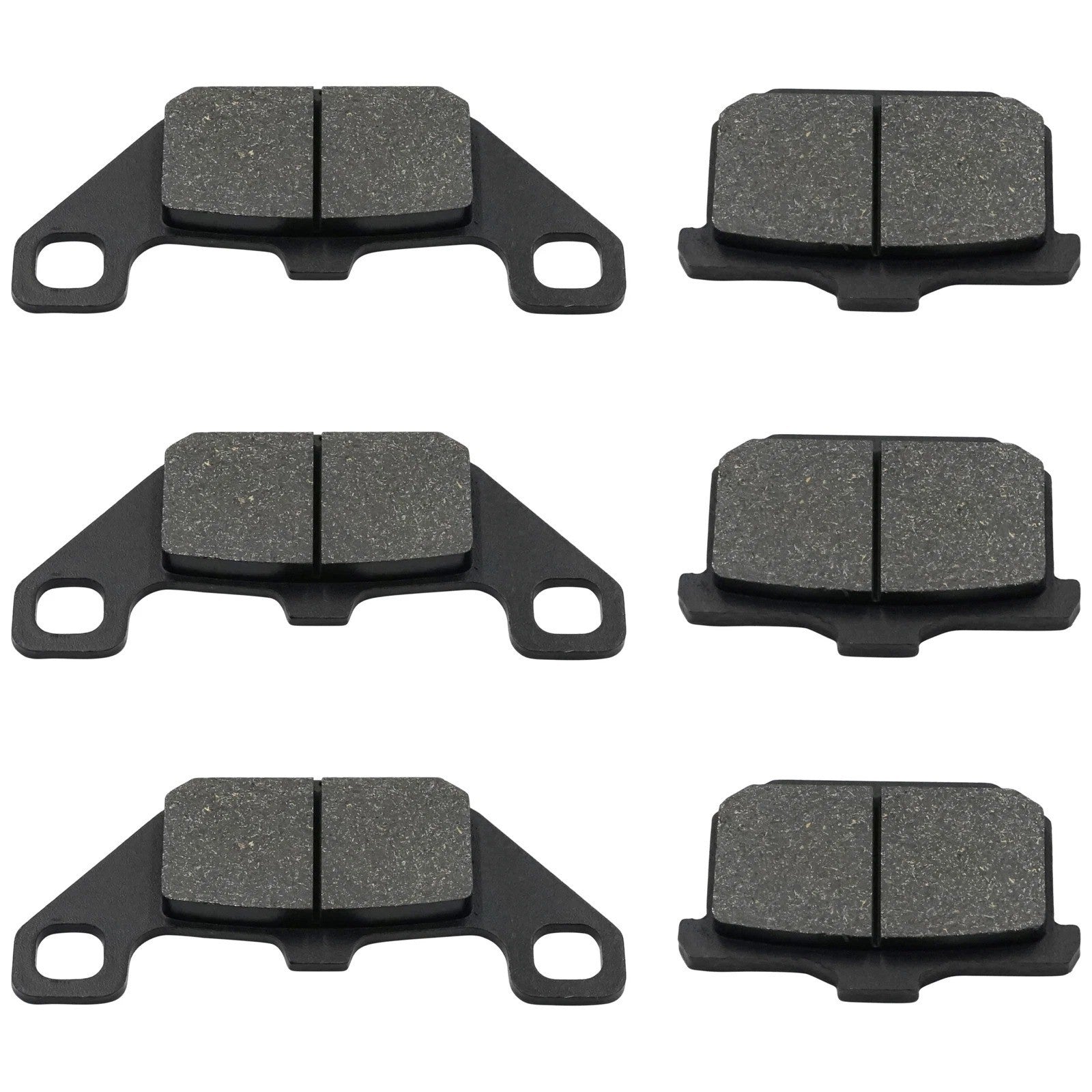 Caltric Front and Rear Brake Pads for Kawasaki ZX1100A GPZ1100 1983 1984