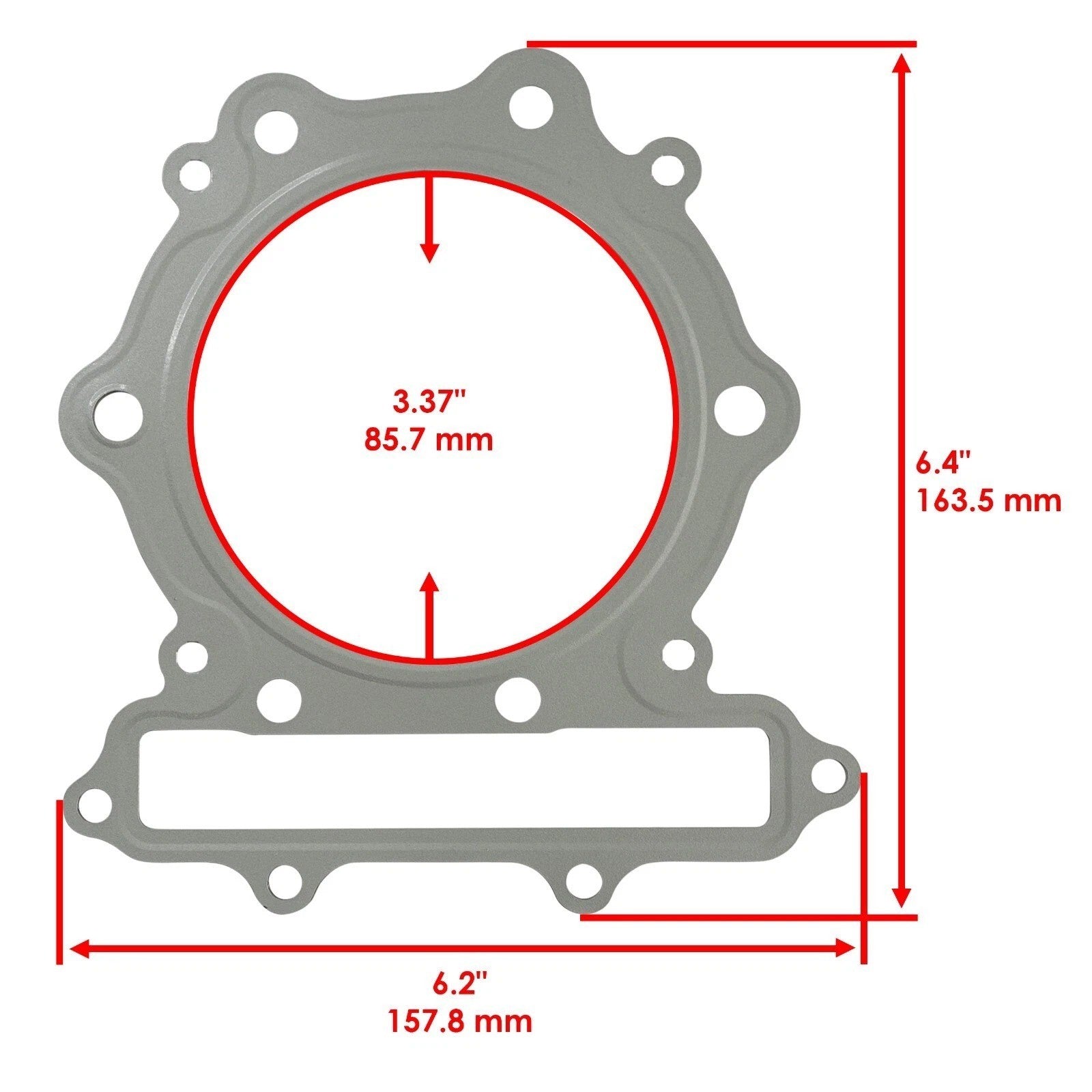 Cylinder Intake Exhaust Valve Gasket Kit for Honda XL600R 1983-1987