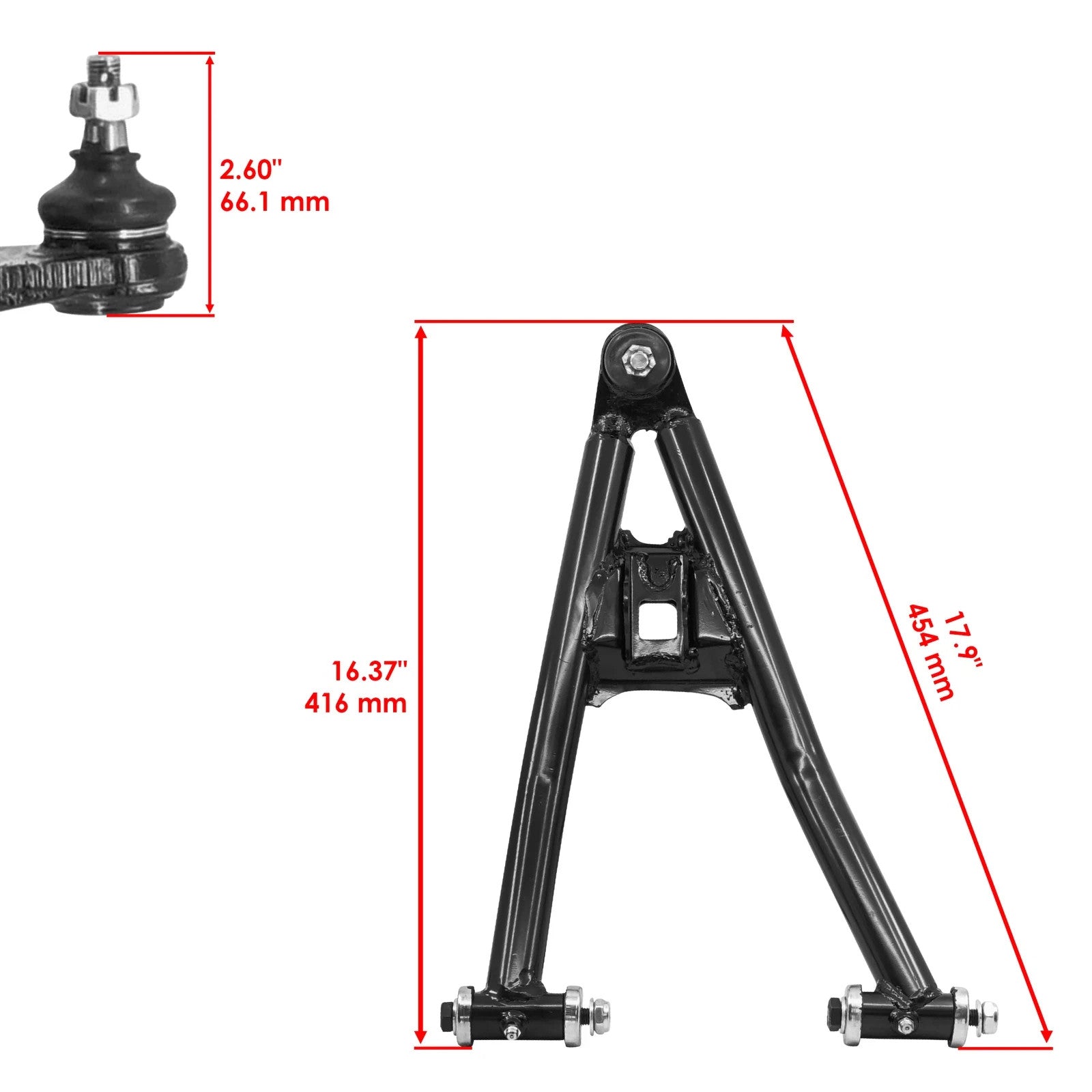 Front Upper Lower Left Right A-Arms for Yamaha Raptor 700 YFM700R 2013-2023