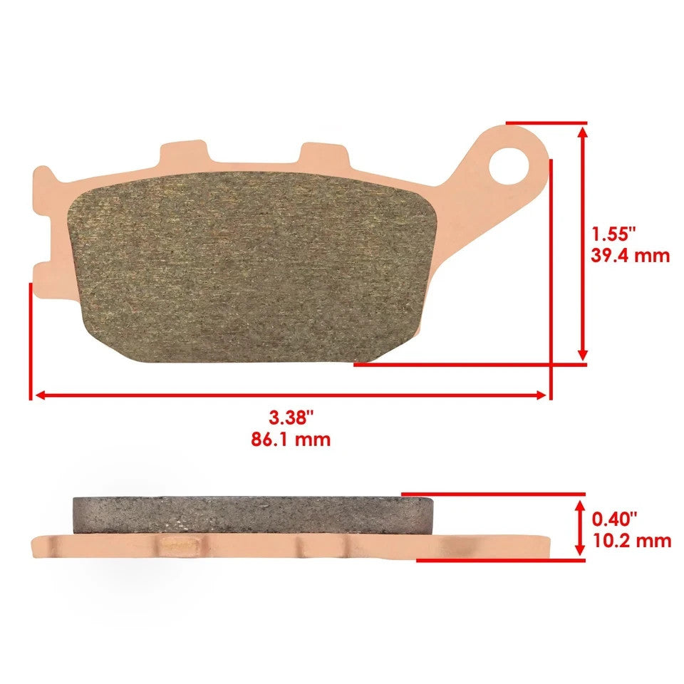 Front And Rear Brake Pads for Honda VT1100C3 Shadow 1100 Aero 1998-2002