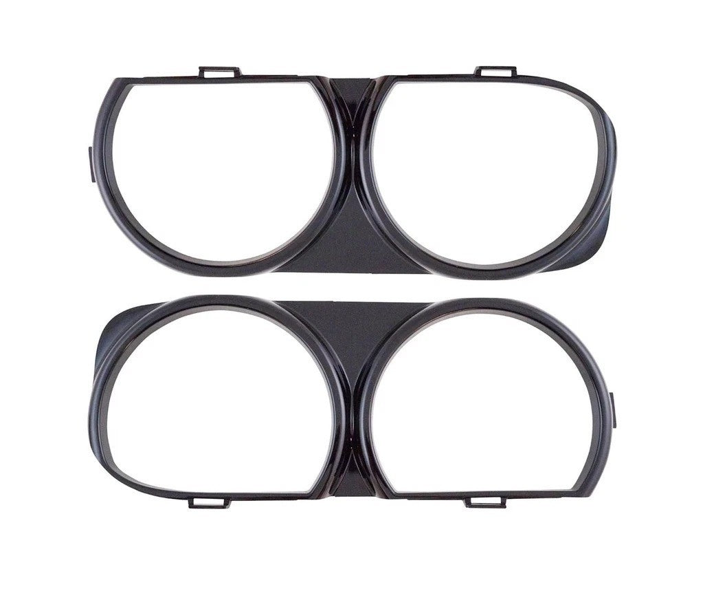 Front Headlight Lamp Bezel Trim LH LF & RH RF Pair for Dodge Challenger New