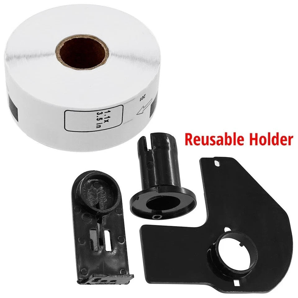 10x Thermal Address Label DK-1201 DK1201 for Brother Label Printer 1-1/7"x3-1/2"