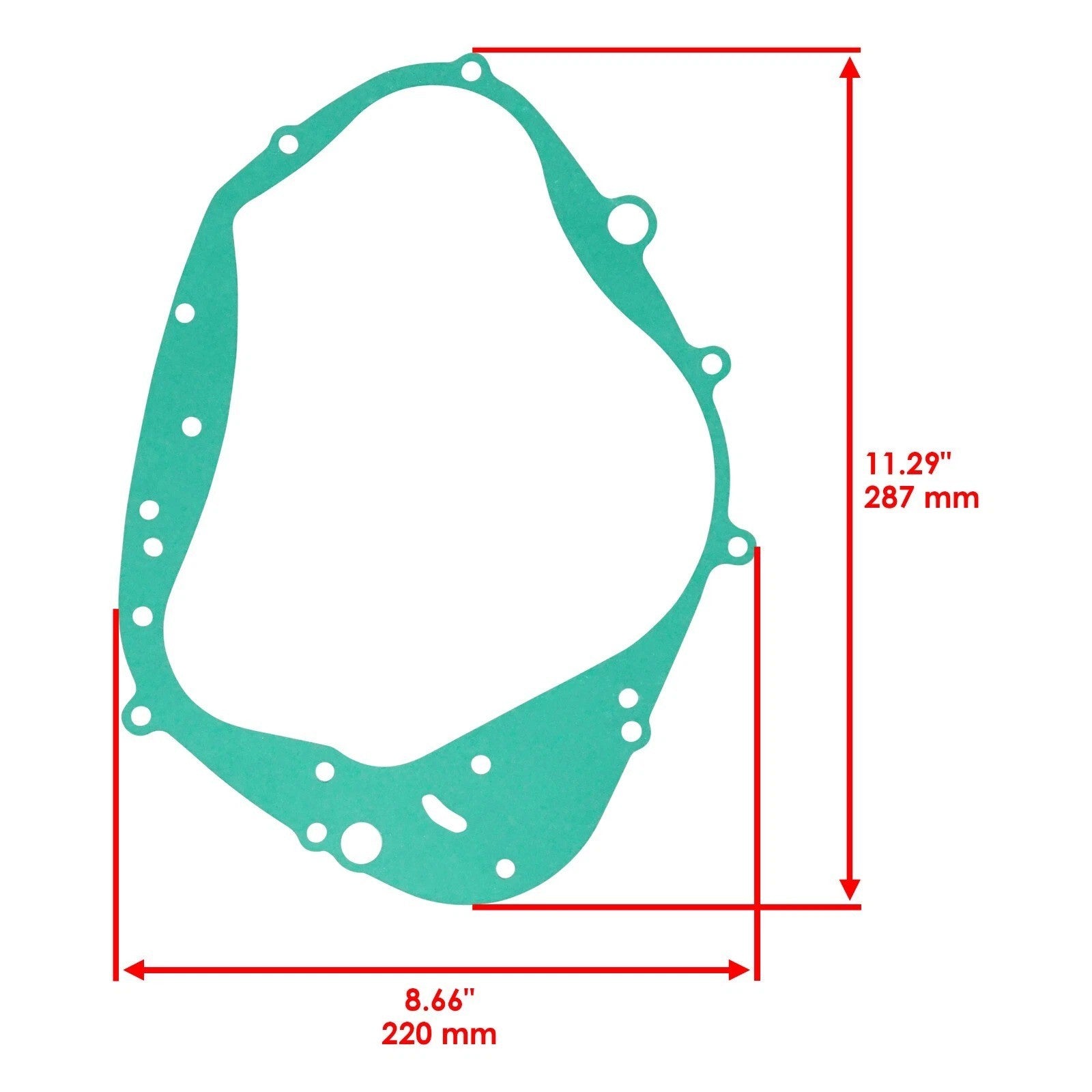 Clutch Cover Gasket For Suzuki DR-Z125L DRZ125 2003-24 / Rv200 Van Van 200 17-19