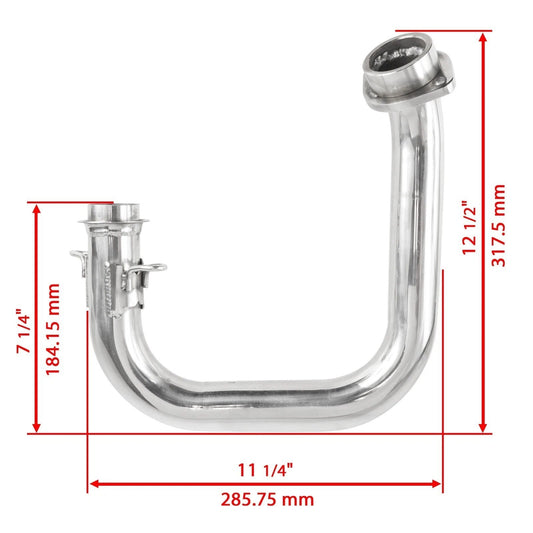 Exhaust Muffler Silencer Pipe w/ Gasket for Yamaha Viking VI YXC700 4X4 2015-25