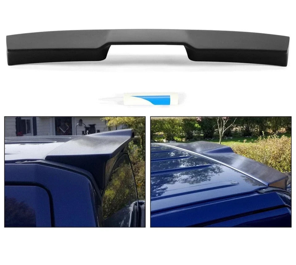 For Ford F-150 2009-2014 All Cab Size Matte Black Truck Cab Roof Spoiler wing