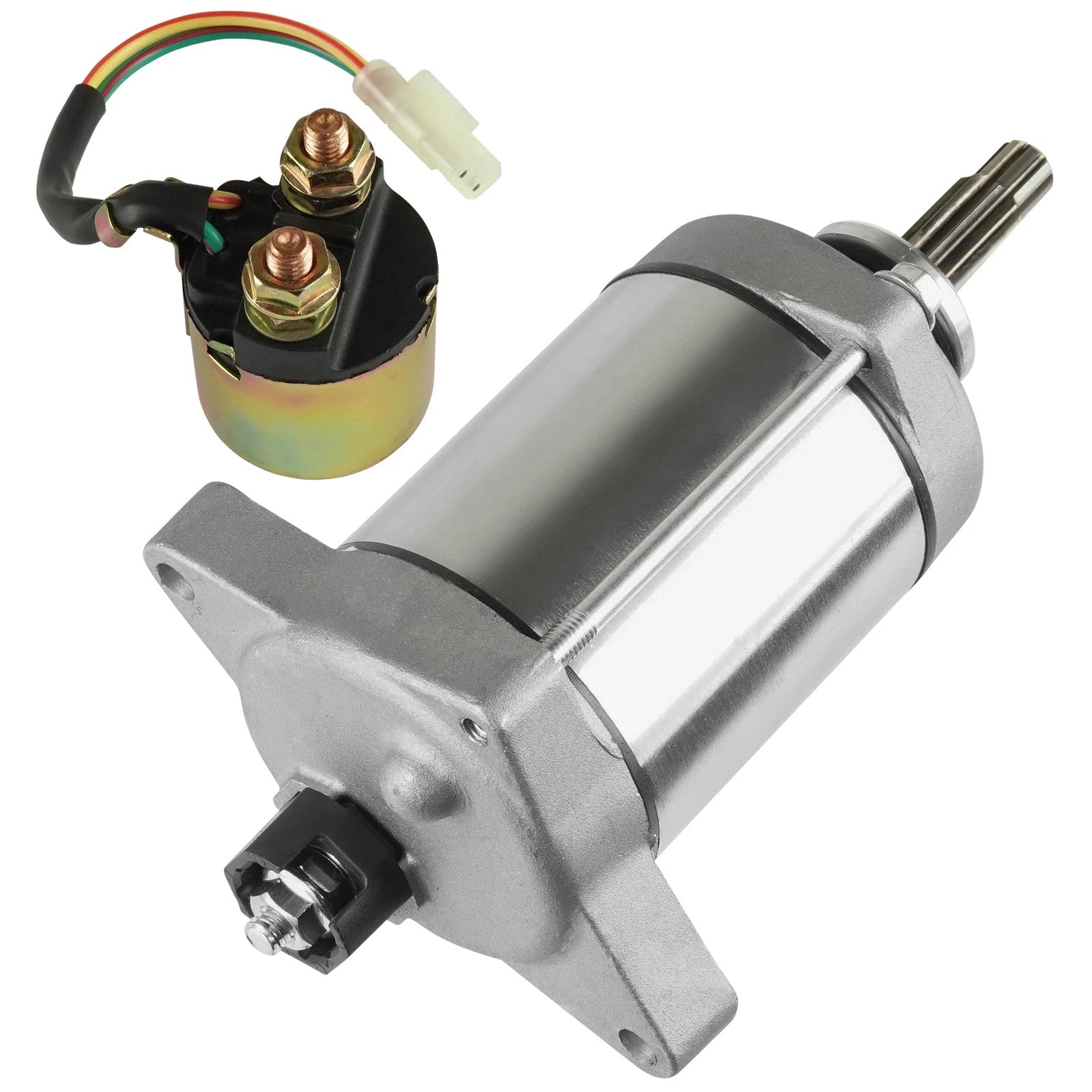Starter And Relay Solenoid for Honda TRX420 FE TRX420FM Rancher 420 4X4 2007-13