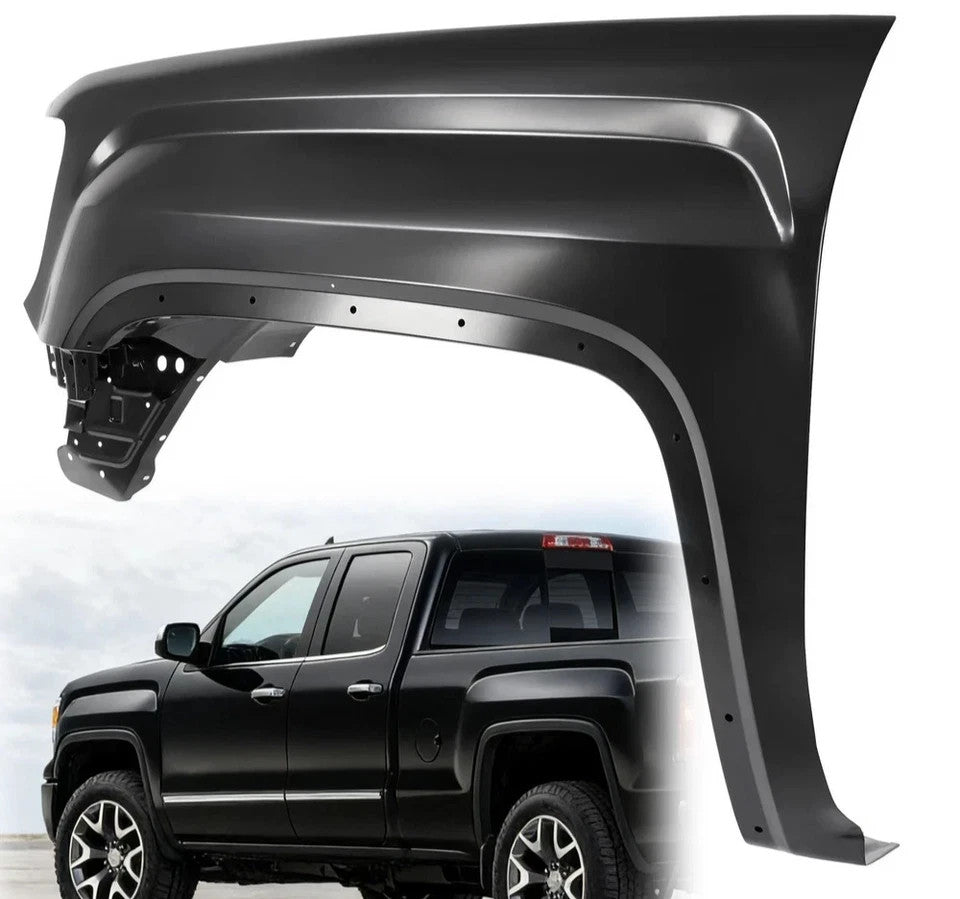 For GMC Sierra 1500/2500 HD/3500 HD 14-19 #23303550 Front Left LH Fender Steel