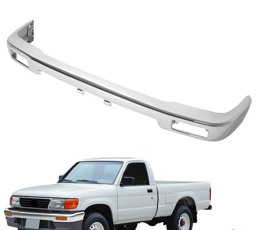 Chrome Front Bumper Face Bar For 1989-1995 Toyota Pickup Truck 2WD