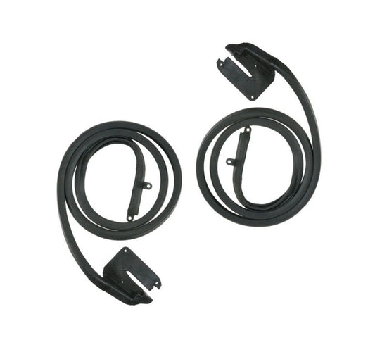 Rubber Door Weatherstrip Seal Set Pair Left & Right for 69-70 Ford Mustang