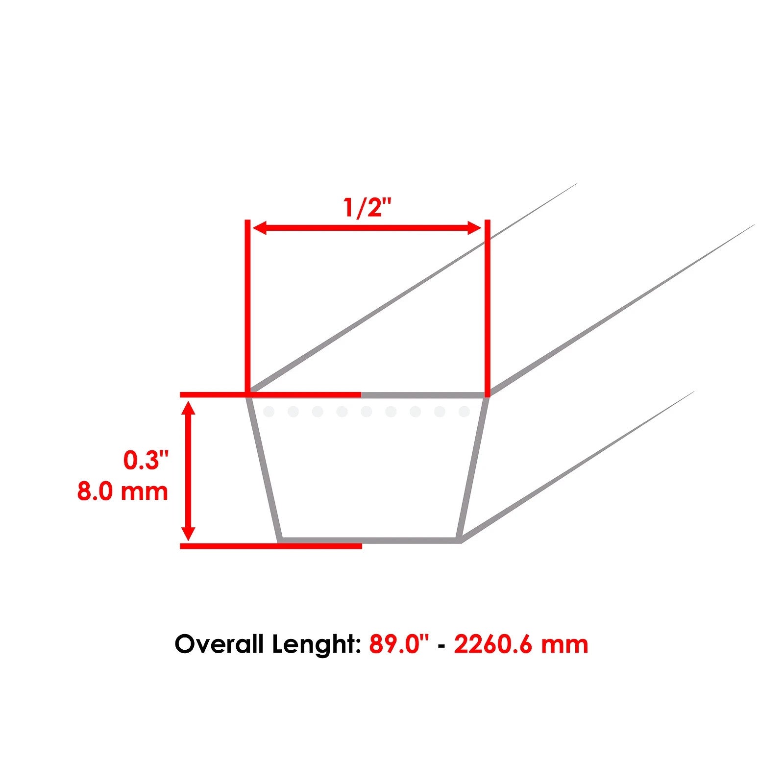 Transmission Drive Belt For John Deere S100 S120 S130 S140 S160 S170 S180 S240