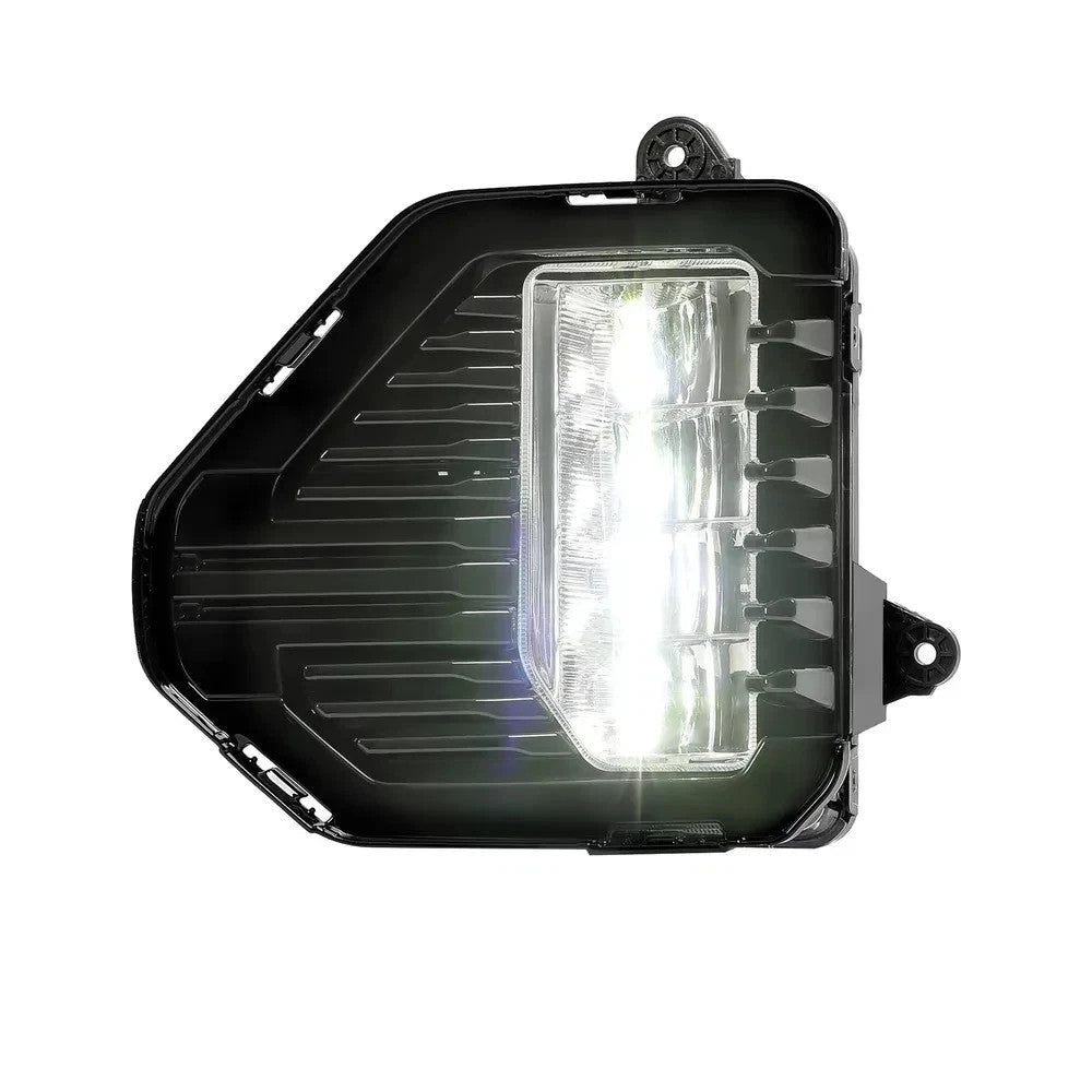 HECASA  LED Fog Lights For GMC Sierra 1500 2019-2022 Set Pair Fog Lamps W/Bezels