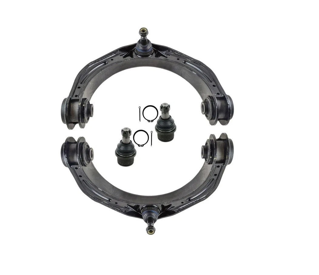 4 Piece Kit Upper Control Arm Lower Ball Joint LH RH Set for Ram 2500 3500 2WD