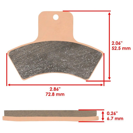 Brake Pads for Polaris Trail Boss 325 Rear Brakes 2000-2002