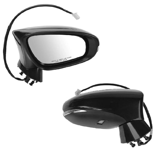 Mirror Power Heated Signal Puddle RH Right Passenger for 11-13 Lexus CT200h